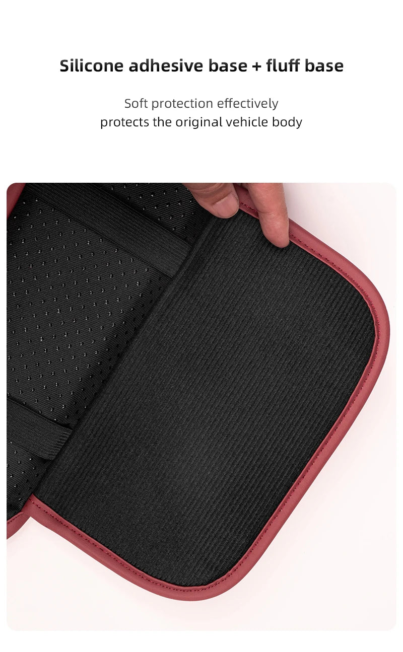 Leather Car Armrest Box Pad Auto Armrest Mat High Quality Accessorie For Chevrolet Camaro Colorado Cobalt Beat Groove Volt Trax