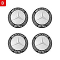 56mm 60mm 65mm 75mm Car Wheel Center Hub Caps Cover Rim Exterior Sticker For Mercedes Benz A B C E Class GLC GLK GLE GLA CLA GLB