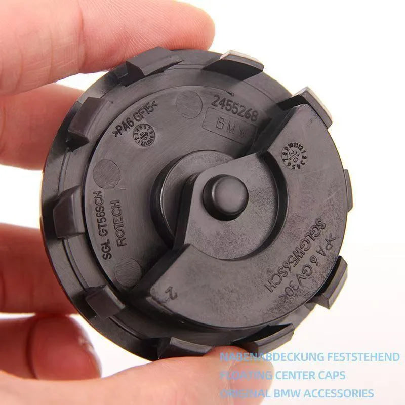 New 56mm 68mm Car Carbon 50th Anniversary Floating Wheel Center Caps For MINI BMW G11 G12 G30 G31 G32 G08 G05 F46 F49 F39 F90