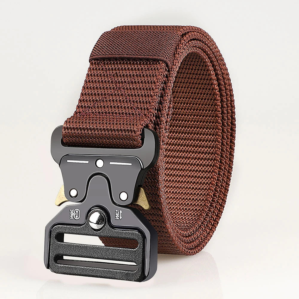 Cinturones tácticos versátiles para hombres: diseño duradero y ajustable, para entusiastas de los deportes al aire libre, par con pantalones vaqueros, para hombres y mujeres ﻿