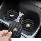 Car Cup Holder Coaster Anti-Slip Car Water Cup Pad For Chevrolet Onix Cruze Silverado Impala Equinox Malibu Tahoe Cobalt Camaro