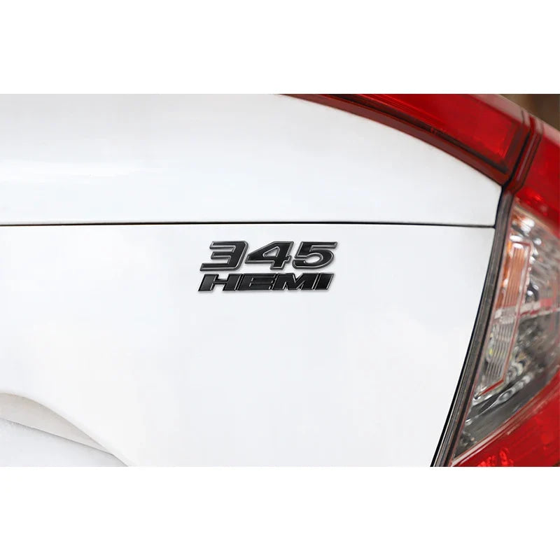 3D Metal Car Stickers 392 345 HEMI Emblem For Journey Charger Ram 1500 Caliber Nitro Caravan Avenger Dart Challenger Dodge