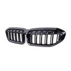 XVIP For BMW G20 3-Series G20 G21 G28 2019-2023 Front Bumper Hood Kidney Racing Grilles Replacement Black Diamond Meteor Style