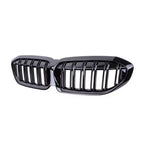 XVIP For BMW G20 3-Series G20 G21 G28 2019-2023 Front Bumper Hood Kidney Racing Grilles Replacement Black Diamond Meteor Style