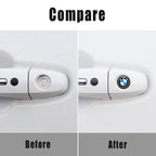 4pcs Car 20mm Door Keyhole Lock Protection Sticker Decor Decals For BMW X1 X2 X3 E46 E36 E34 F10 E90 F30 E60 F30 E53 E30 E92 E87