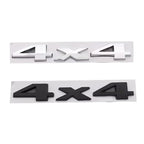 3D Metal 4X4 Letter Emblem Badge Stickers Car Trunk Logo For Jeep Wrangler Grand Cherokee Compass Overland Decor Accessories