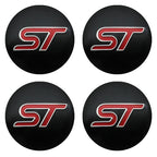 4Pcs 56mm 60mm 54mm Car Wheel Center Hub Cap Rim Cover Stickers For Ford Focus Mondeo Edge Ecosport Ranger Fiesta Fusion Kuga