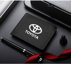 Auto Driver License Cover Suede Anti-Fur Car Driving Documents Case Credit Card Holder For Toyota C-hr Prado Rav4 Yaris Hilux