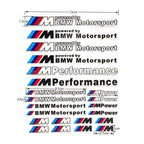 Car Decoration Strip Trunk Sticker Decals Decal For Bmw M Power Performance E93 F10 F20 F30 F40 F25 F26 F31 M3 M5 X1 X3 X5 X6 X7