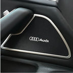 3D Aluminum Car Audio Logo Speaker Emblem Badge Sticker For Audi A3 A4 A5 A6 A7 A1 Q2 Q4 Q3 Q5 Q7 Q8 S3 S4 S5 S6 TT Accessories