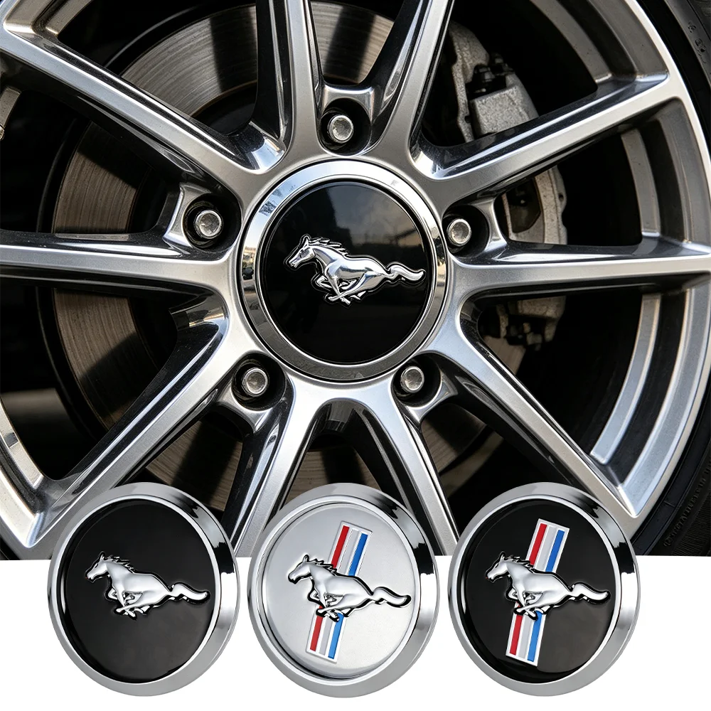 4Pcs 68mm Original Car Wheel Center Hub Caps Covers Hubcap accessories For Ford Focus Mustang Fiesta Mondeo Kuga Transit Escape