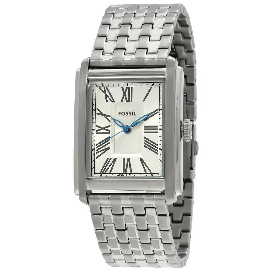 Fossil | Carraway Quartz Silver Dial Watch FS6008