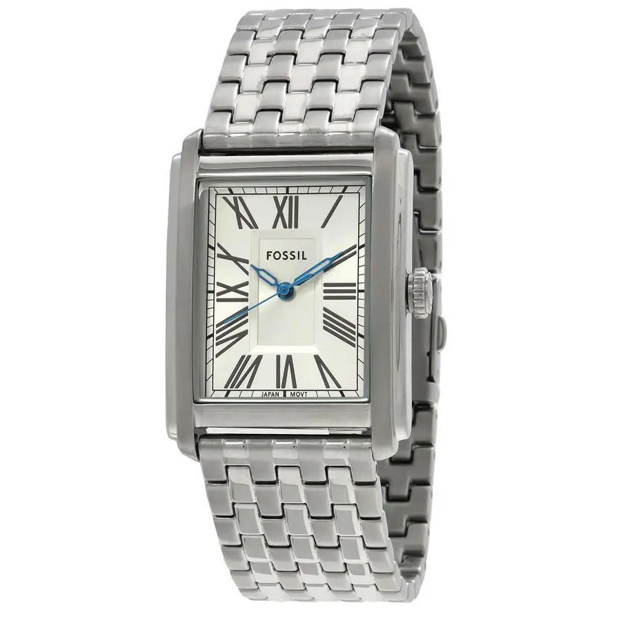 Fossil | Carraway Quartz Silver Dial Watch FS6008