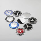 4 PCS 56mm 60mm 65mm Suitable for Mercedes Benz AMG Class W206 W205 W203 GLC Car Hub Cap Center Sticker Logo Badge Sticker