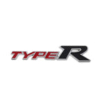 3D TYPER TYPE R for car Hood Fender trunk Rear Nameplate Decal Emblem Badge Sticker