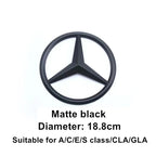 ABS Car Front Grille Badge Decal Cover Emblem for Mercedes Benz W204 W205 W210 W211 GLA GLK GLC GLE Interior Mouldings QBT-BENC