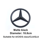 ABS Car Front Grille Badge Decal Cover Emblem for Mercedes Benz W204 W205 W210 W211 GLA GLK GLC GLE Interior Mouldings QBT-BENC