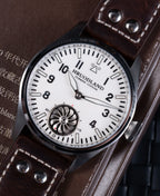 HRUODLAND Pilot Watch for Men BGW-9 Luminous Mechanical Wristwatch 316L Stainless Steel Sapphire Glass 10ATM Waterproof F016