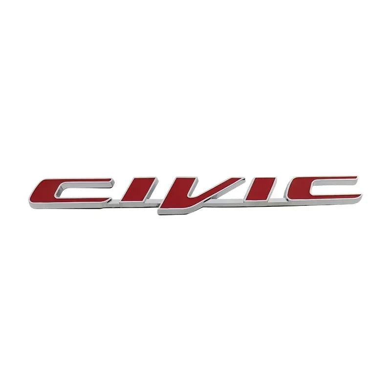 3D TYPER TYPE R for car Hood Fender trunk Rear Nameplate Decal Emblem Badge Sticker