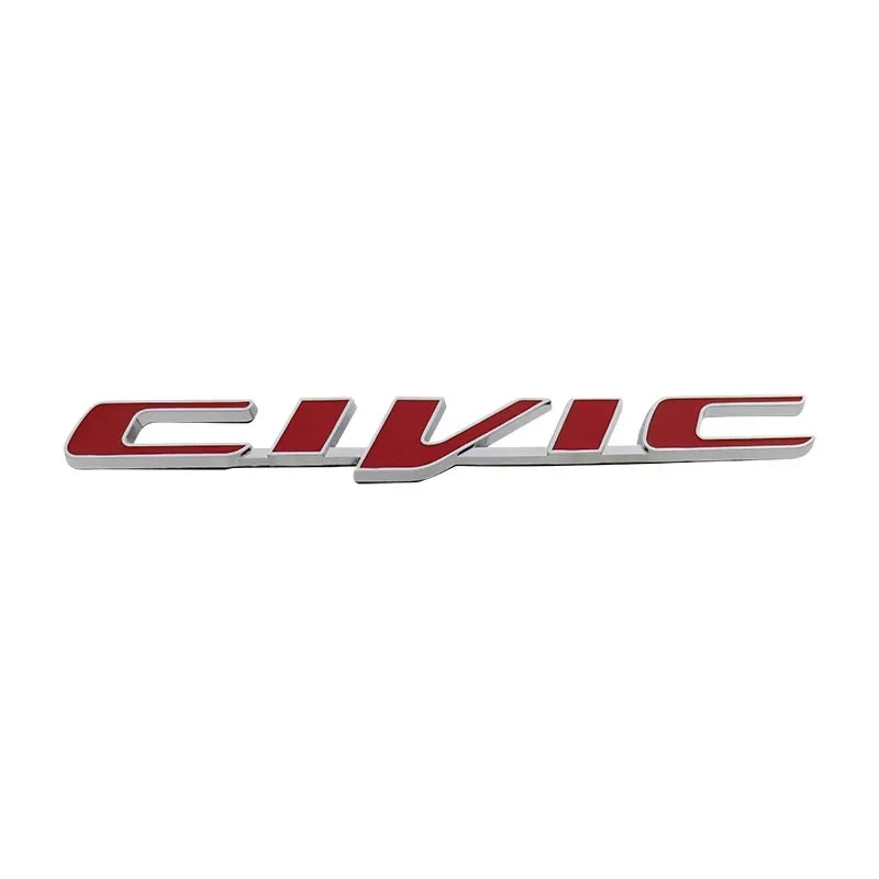 3D TYPER TYPE R for car Hood Fender trunk Rear Nameplate Decal Emblem Badge Sticker