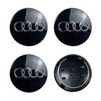 4pcs For Audi Q3 Q4 Q5 Q7 S3 S4 S5 S6 S7 TT A1 A2 A3 A4 A5 A6 A7 Q2 60mm 61mm 68mm 69mm Car Wheel Center Cap Hub Covers Badge