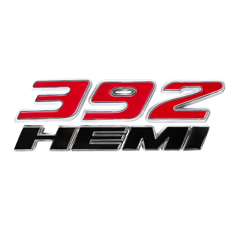 3D Metal Car Stickers 392 345 HEMI Emblem For Journey Charger Ram 1500 Caliber Nitro Caravan Avenger Dart Challenger Dodge