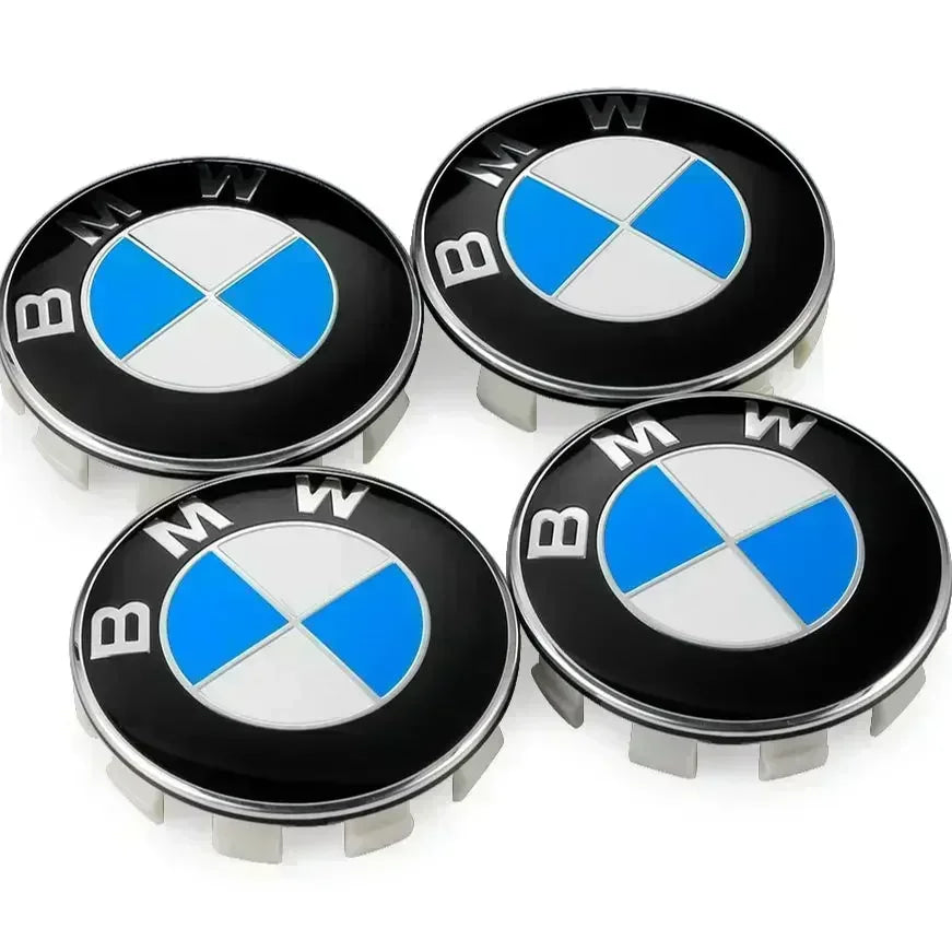 4Pcs 68mm 56mm Car Wheel Center Hub Cap Caps Emblem Logo For E90 E60 E61 E93 E87 E36 E46 E39 E53 F30 F20 F10 F15 X1 X3 X5 X6