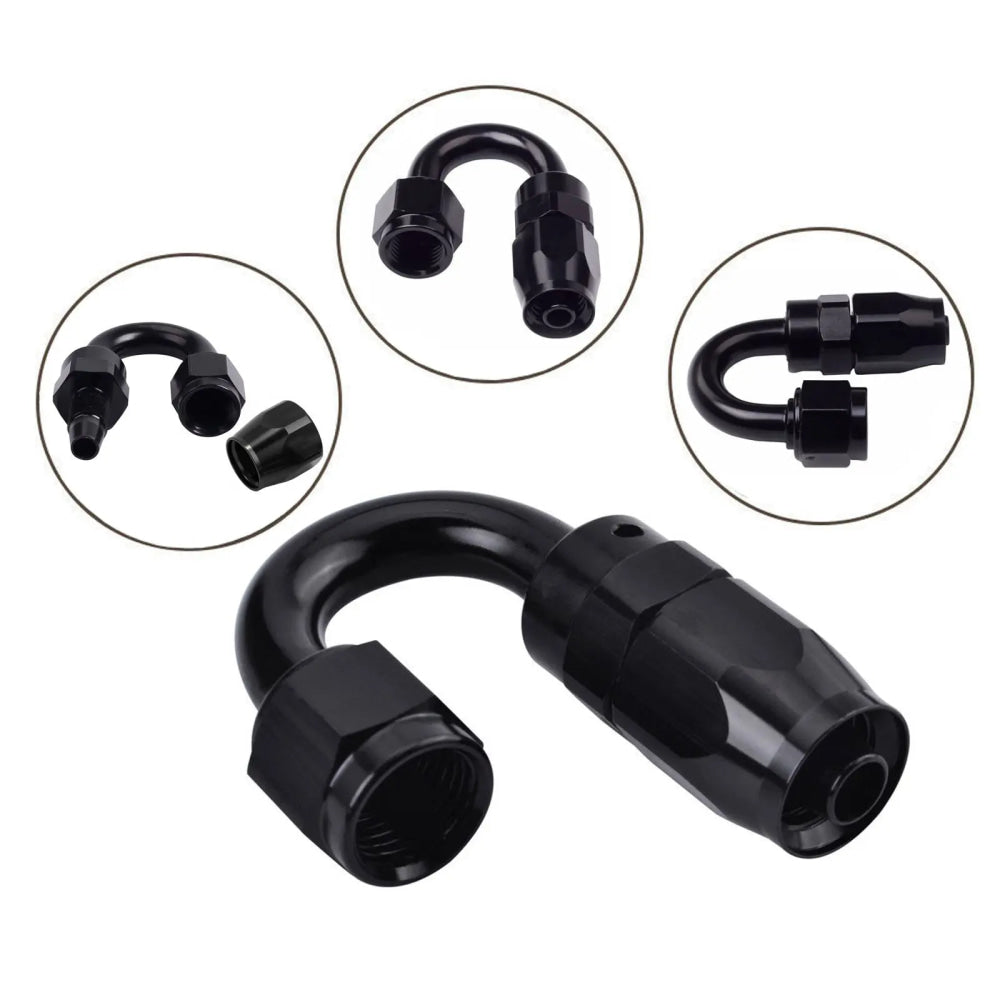 AN4/AN6/AN12 Swivel Hose End Fitting Adapter For Oil/Fuel/Gas Hose Line Oil Cool