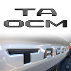 3D ABS Car Letters Sticker for Toyota Tundra Tacoma Pickup Truck Rear Tailgate Emblem Badge Decal Exterior Accessories