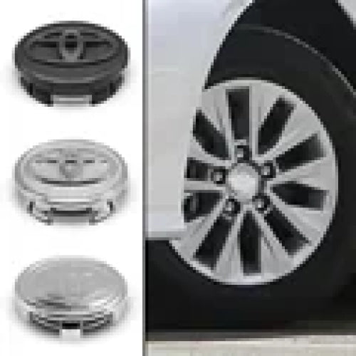 4Pcs 62mm 57mm Car Wheel Center Hub Caps Cover Badge Accessories For Toyota Prado Yaris Hilux Verso Fortuner Supra Corolla Camry