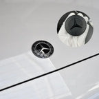 57mm Star Flat Hood Bonnet Logo Mercedes Benz AMG W204 W124 W201 W202 W212 W220 W205 Emblem Badge stickers automobile Accessorie
