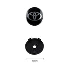 4Pcs 60MM Car Wheel Center Hub Caps Badge Tire Rim Covers For Toyota Fortuner Chr Verso Prius Hiace Yaris TRD Corolla GR Sport