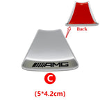 3D ABS Car Steering Wheel Emblem Sticker Badge For Mercedes Benz AMG W205 W206 W177 W168 W108 AMG W176 W204 W212 Accessories