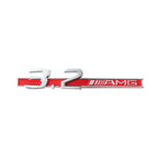 3D ABS Car Styling Logo 3.2 5.5 6.3 6.5 AMG Badge Fender Side Rear Trunk Sticker for Mercedes Benz A CLA GLC W108 W222 C180 W190