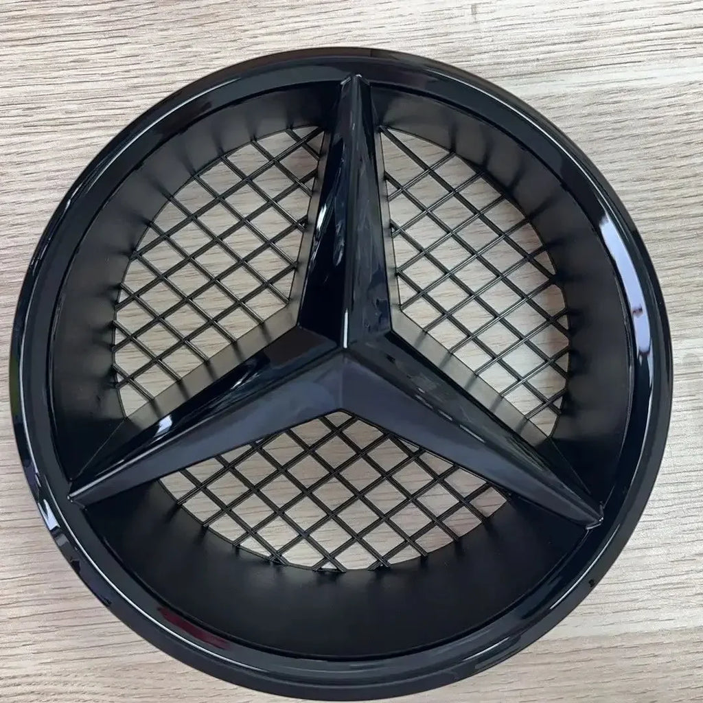 Grill Badge Grid style Front Emblem for Mercedes benz AMG A B C E CLA CLS SLK GL Metris GLK GLA G R V VITO GLE GLC GLS XX