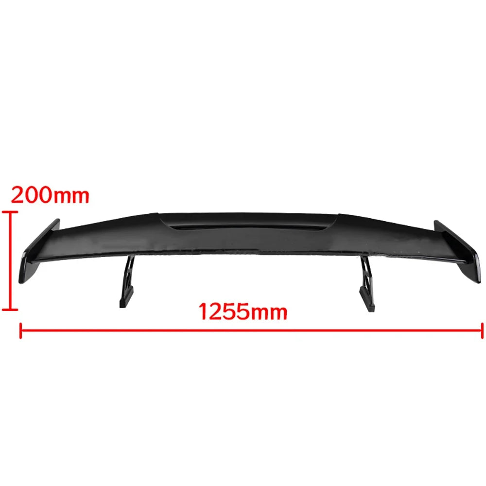 Alerón Trasero Universal GT de Fibra de Carbono MAD para Modificación de Automóviles, Accesorios para Autos, Parachoques Anticolisión, Spoiler Antiarañazos