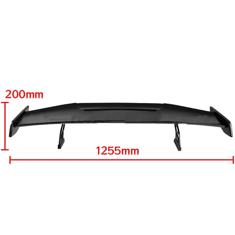Alerón Trasero Universal GT de Fibra de Carbono MAD para Modificación de Automóviles, Accesorios para Autos, Parachoques Anticolisión, Spoiler Antiarañazos
