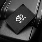 Auto Driver License Cover Suede Anti-Fur Car Driving Documents Case Credit Card Holder For Toyota C-hr Prado Rav4 Yaris Hilux