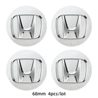 ABS Wheel Center Cap Wheels Tyre Car Wheel Center Cap Set Vehicles Cover For Honda Civic Fit Jazz Accord Pilot CRV Odyssey