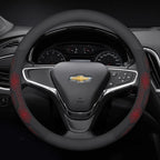 For Chevrolet Cruze Bolt Aveo Spark Onix capti Cavalier Carbon fiber Suede Microfiber Car Steering Wheel Cover Auto Accessories
