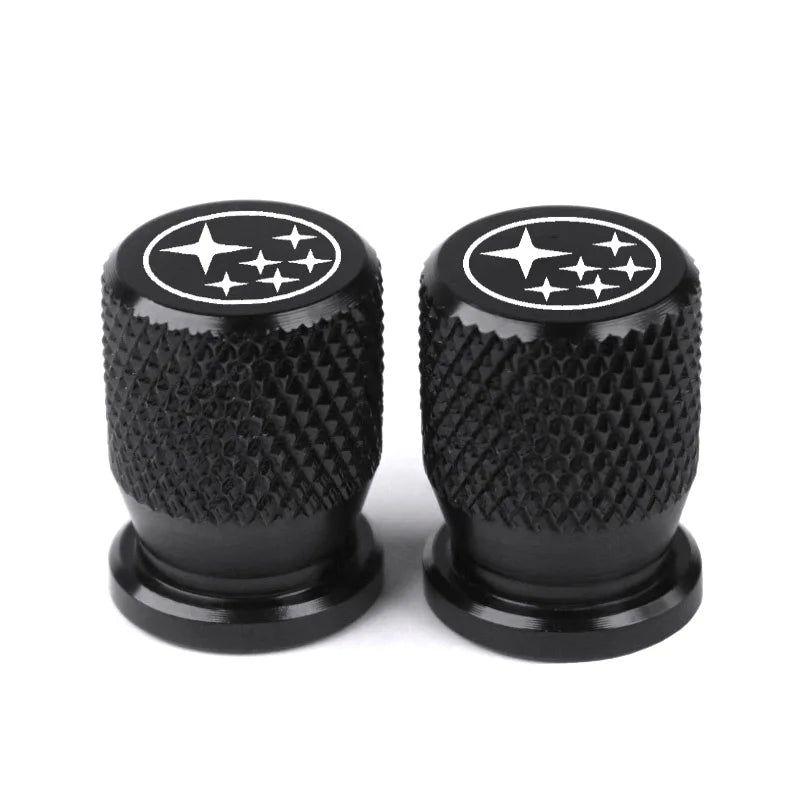 Wheel Tire Valves Tyre Stem for Subaru Impreza Forester Tribeca XV BRZ Air Caps car+accessories interior sticker decor styling