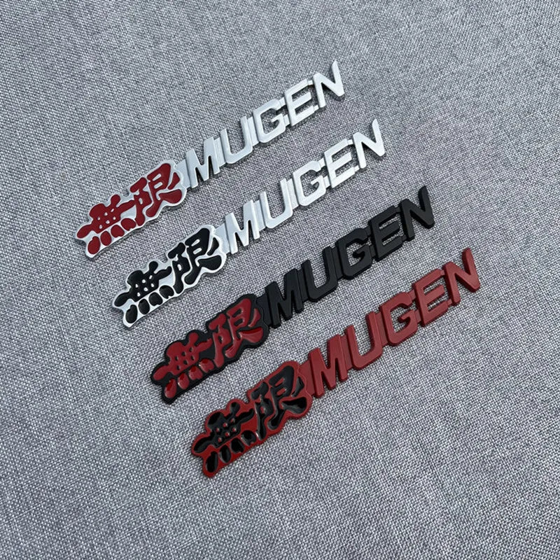 3D Car Sticker Grille Badge MUGEN Emblem for Honda Accord Civic CRV Crosstour H-RV nsx Pilot Odyssey City CRZ Spirior AVANCIER