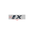 ABS Letters Numbers Glossy Black ix i3 i4 i7 iX ix3 iX4 ix7 Emblem for BMW X1 X3 X5 X6 GT Car Rear Logo Badge Sticker