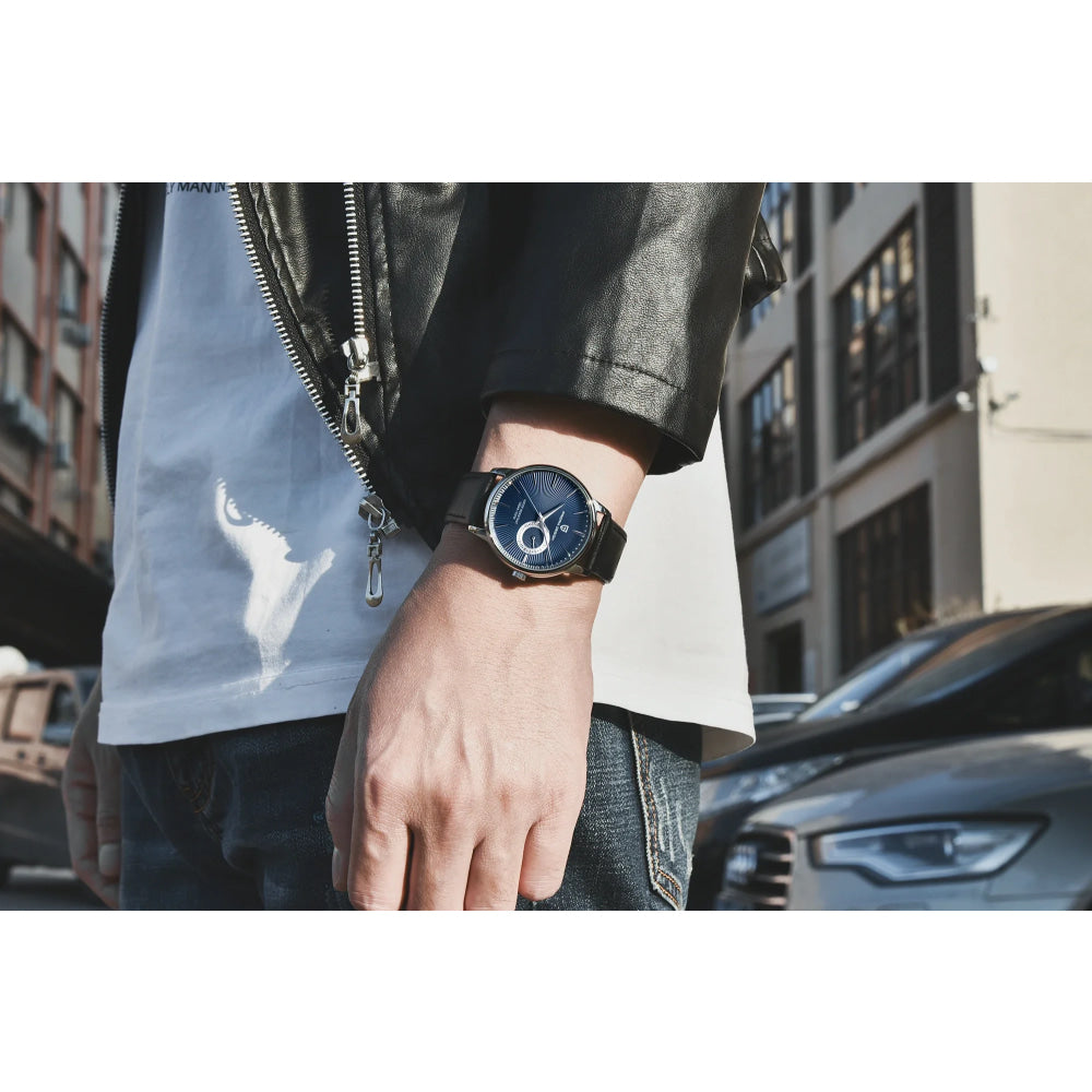 2026 Pagani Design Reloj Hombre PD1654 Quartz Watch Men 100M Water Resistant Leather Strap  Fashion Business Wristwatch reloj
