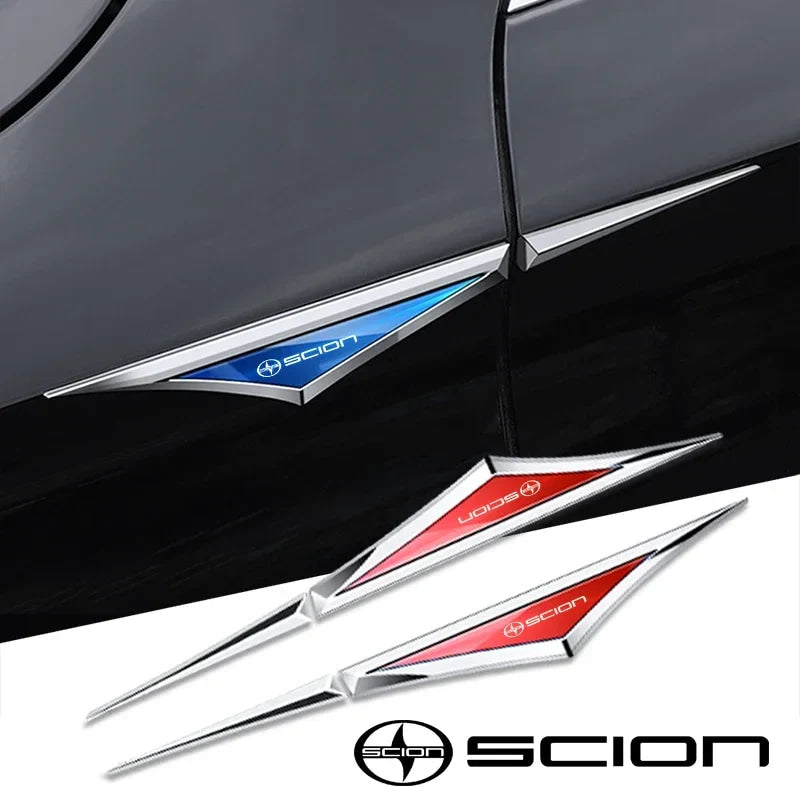 2pcs 3d alloy car stickers car accsesories accessory for Toyota scion FR-S im IA