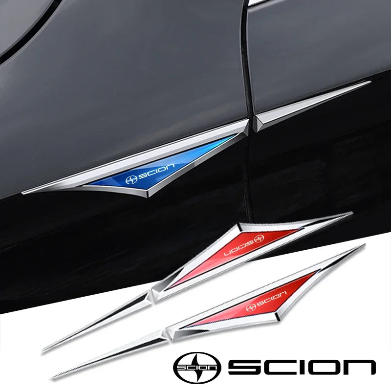 2pcs 3d alloy car stickers car accsesories accessory for Toyota scion FR-S im IA