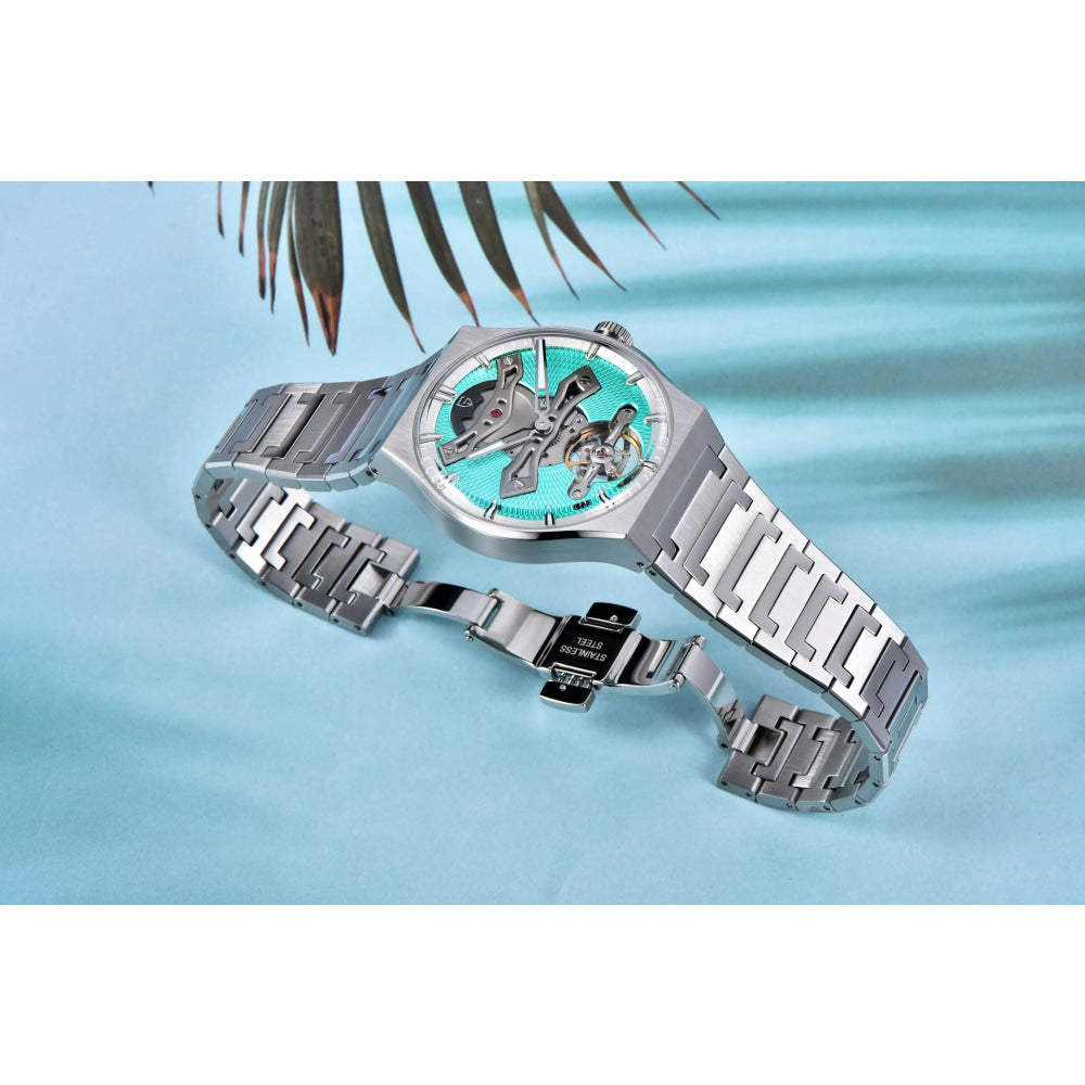 PAGANI DESIGN New 42MM Hollow Tourbillon Luxury Men Mechanical Watch Sapphire Glass Automatic Watches For Men Relojes hombres