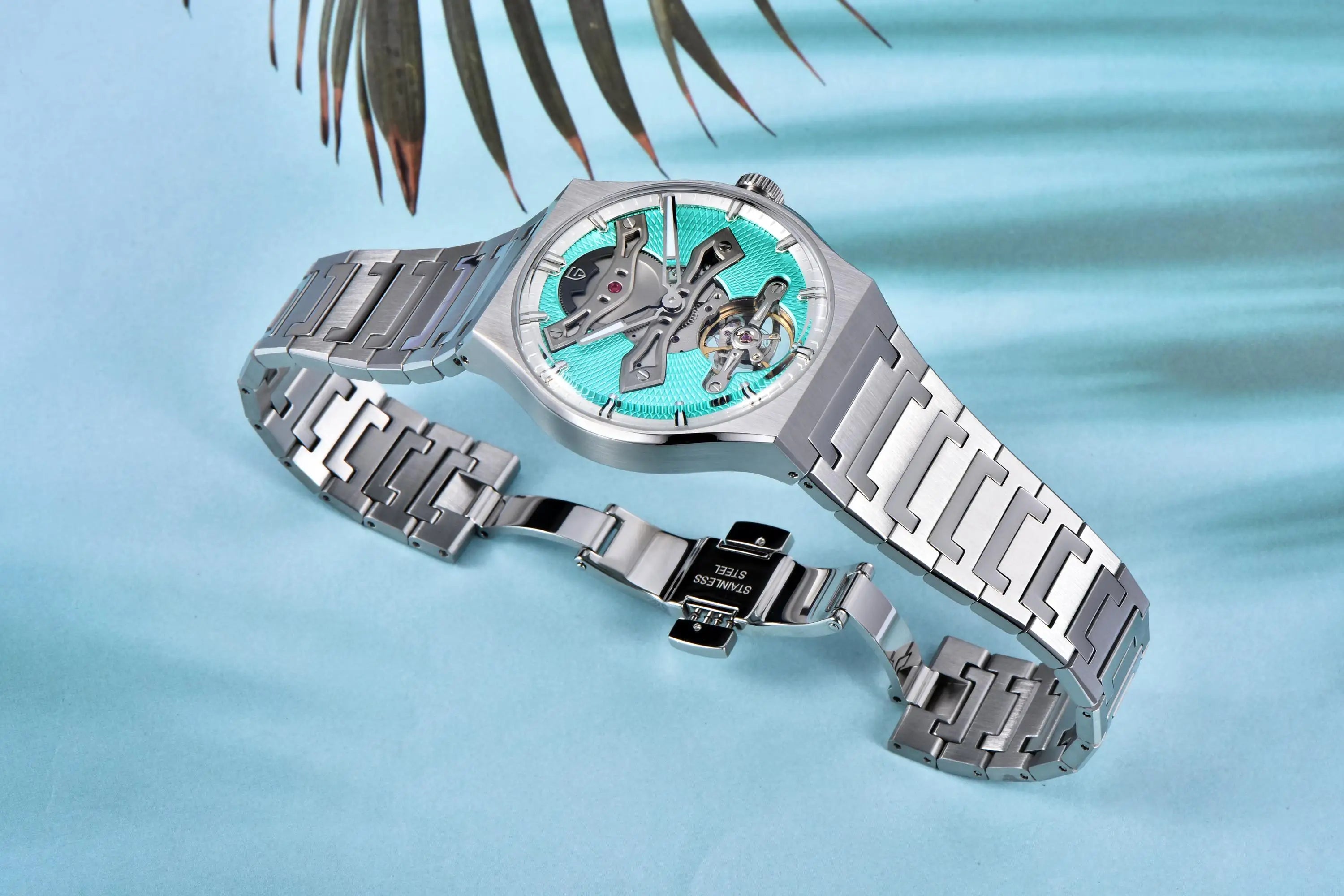 PAGANI DESIGN New 42MM Hollow Tourbillon Luxury Men Mechanical Watch Sapphire Glass Automatic Watches For Men Relojes hombres