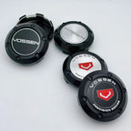 4pcs/Set 66MM 62MM VOSSEN Logo Emblem Badge Car Wheel Center Caps Rim Hubcap Wheel Hub Center Dust Cover Replace Car Accessories