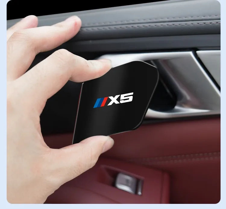 4Pcs Car Inner Door Bowl Guard Stainless Steel For BMW X5 G05 2019-2026 Car Door Handle Protective Trim Exterior Accessories